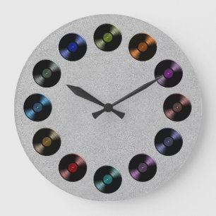 Retro Vinyl Record Album Wall Clock