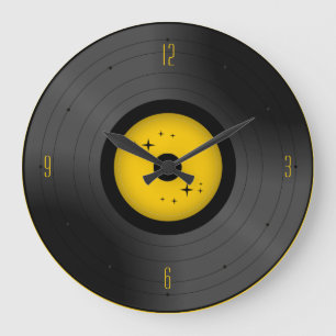 Retro Vinyl Record (Any Color) Wall Clock