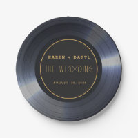 Retro Vinyl Record Black Wedding