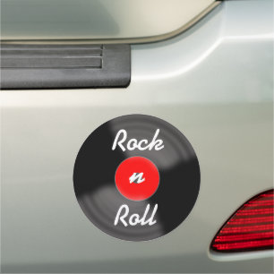 Retro Vinyl Record Car Magnet Gift
