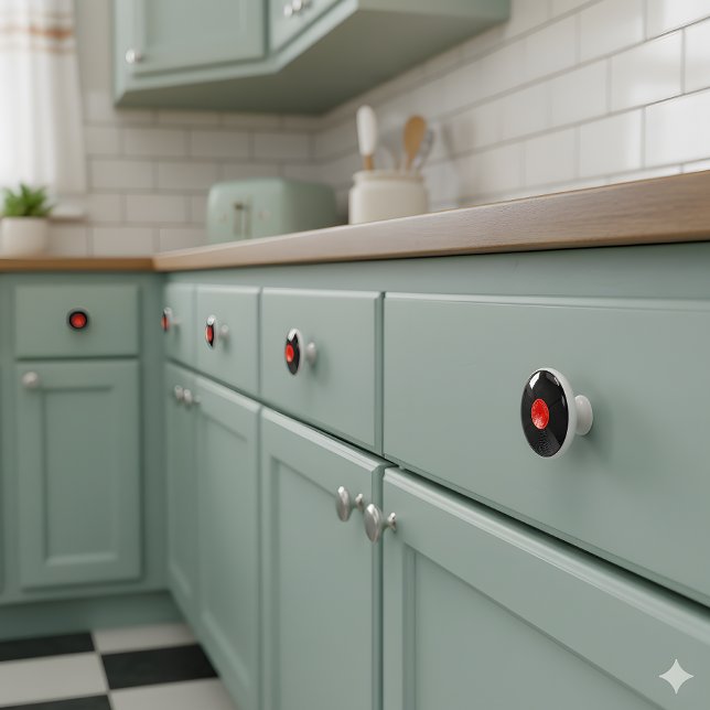 Retro Vinyl Record Ceramic Knob (Creator Uploaded)