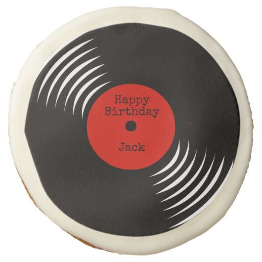 Retro Vinyl Record Cookies (Front)