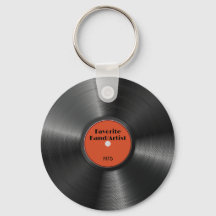 Retro Vinyl Record Custom Favorite Band Artist