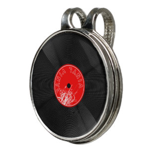 Retro Vinyl Record Golf Hat Clip Ball Marker