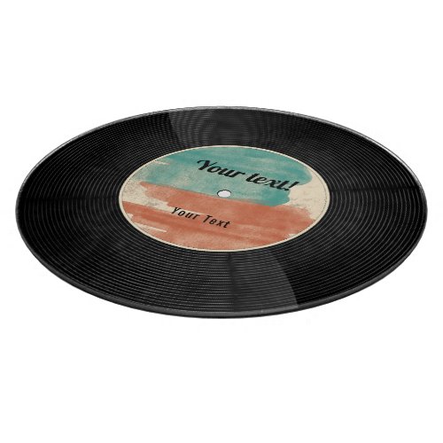 Retro Vinyl Record Music Album Cutting Board