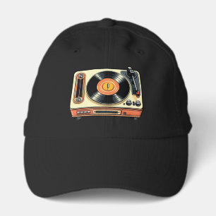 Retro Vinyl Record Player Performance Cap
