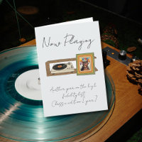 Retro Vinyl Record Player Photo Personalized