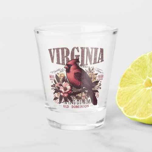 Retro Virginia Shot Glass