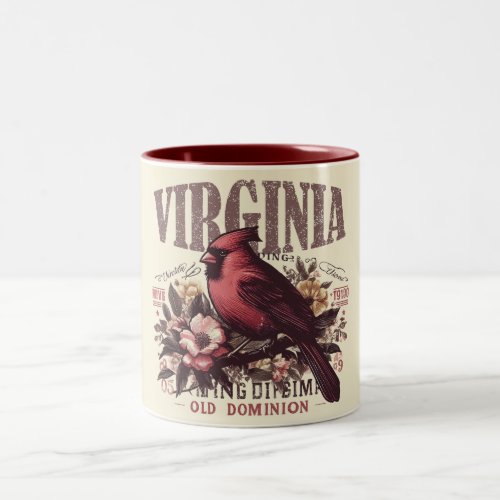 Retro Virginia Two_Tone Coffee Mug