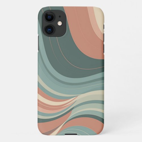 Retro Visuals Wave iPhone 11 Case