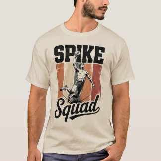 Retro Volleyball Spike Squad T-Shirt