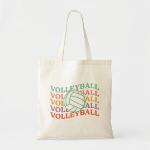 Retro Volleyball Sport Tote Bag
