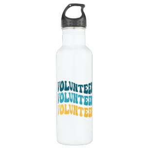 Retro Volunteer Stainless Steel Water Bottle