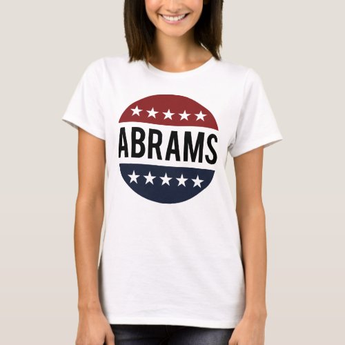Retro Vote Stacey Abrams Button Shirt