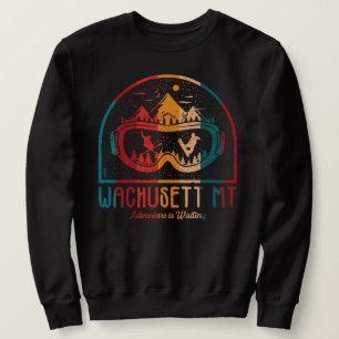 Retro Wachusett Mountain Ski Adventure Sweatshirt