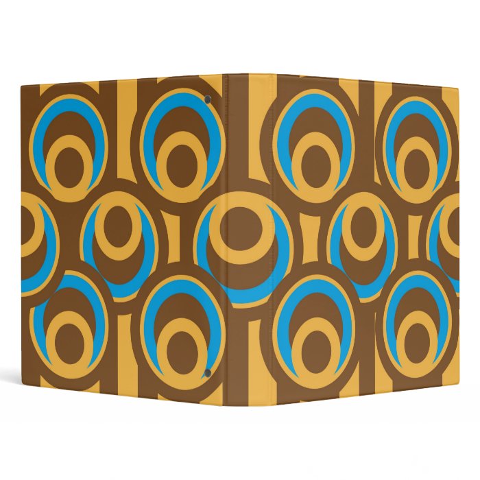 Retro Wallpaper 3 Ring Binder