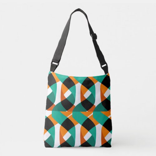 Retro Wallpaper Vintage Design Crossbody Bag