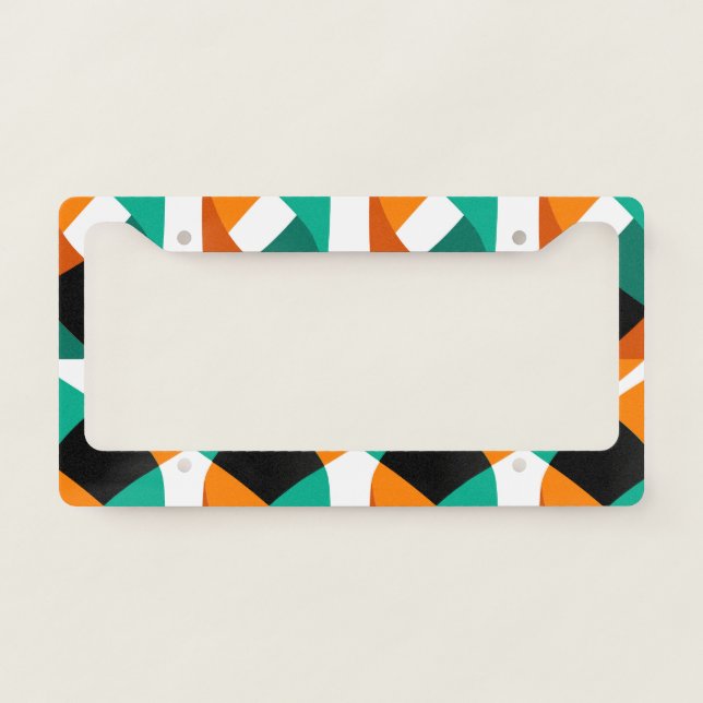 Retro Wallpaper: Vintage Design License Plate Frame (Front)