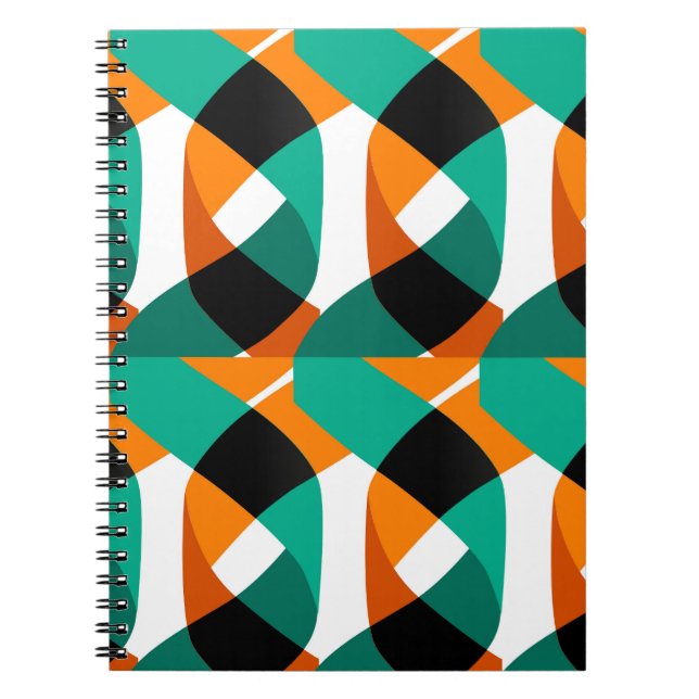 Retro Wallpaper: Vintage Design Notebook (Front)