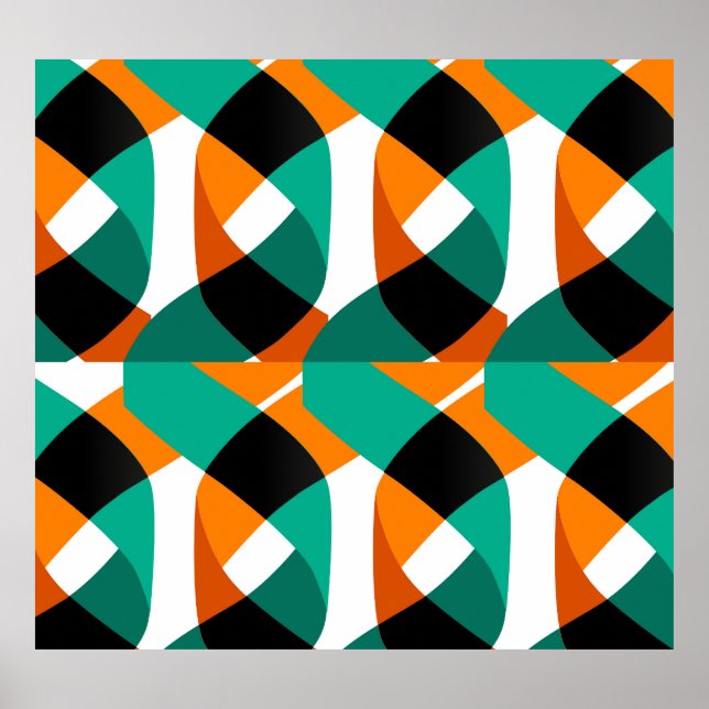 Retro Wallpaper: Vintage Design Poster (Front)