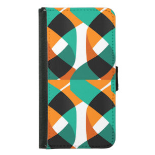 Retro Wallpaper: Vintage Design Samsung Galaxy S5 Wallet Case