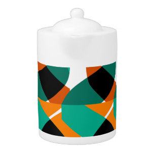 Retro Wallpaper: Vintage Design Teapot