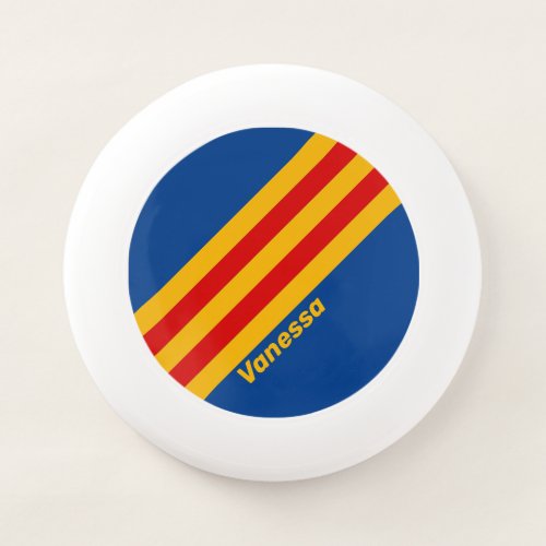 Retro Warmhearted Stripes with Name