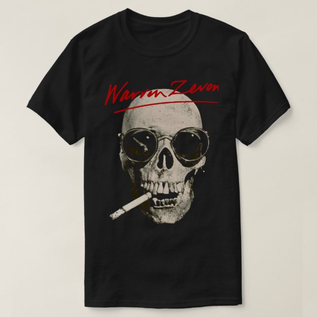 Retro Warren Art Zevon Awesome For Movie Fan T-Shirt (Design Front)