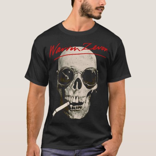 Retro Warren Art Zevon Awesome For Movie Fan T_Shirt