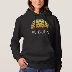 Retro Washington Auburn Visitors Skyline Vintage U Hoodie