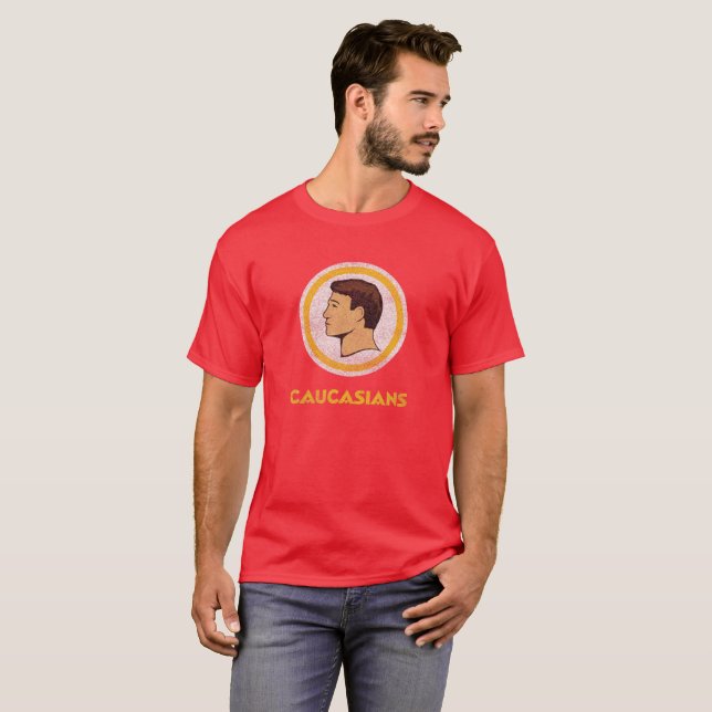 Buy Caucasians T Shirt Distressed Retro Washington Caucasians Online in  India 