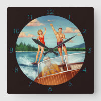 Retro Water Skiing