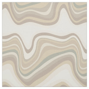 retro wave neutral fabric