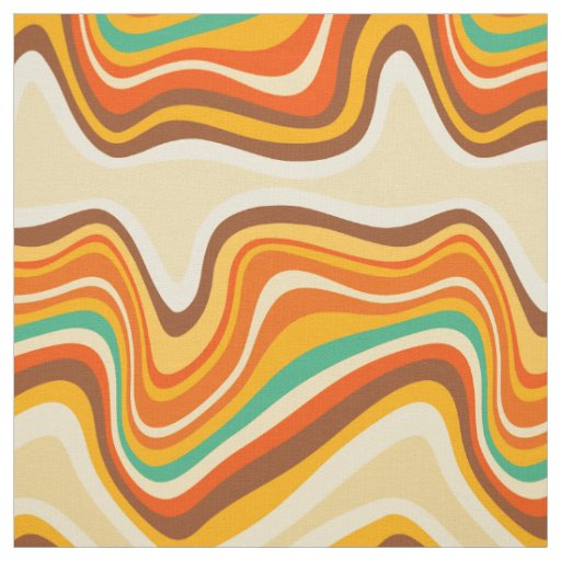 retro wave warm fabric