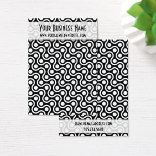 Retro Waves & Dots Patterns Earring Display Cards