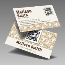 Retro Wavy Abstract Pattern Custom