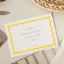 Retro Wavy Personalized Stationery Note Card