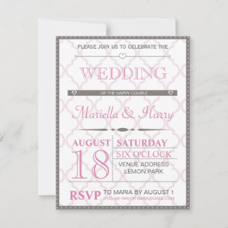 Retro Wedding Invitation