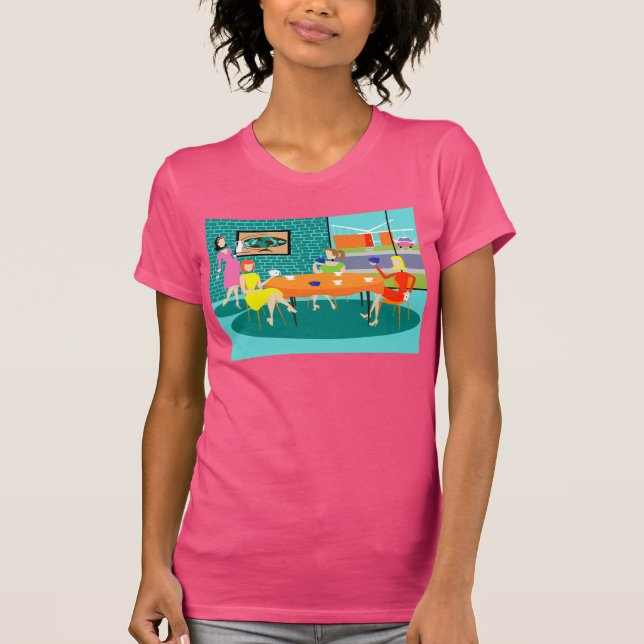 Retro Weekly Women's Card Game T-Shirt (Front)