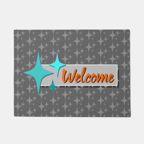 Retro Welcome Doormat