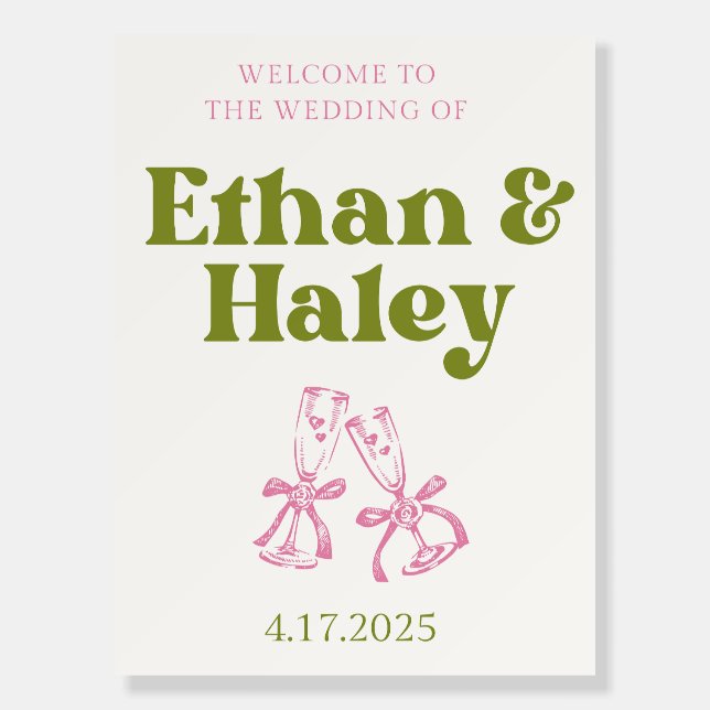 Retro Welcome Sign (Front)