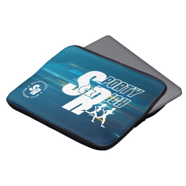 Retro Wellness Club Sporty | 13" Laptop Sleeve (Front Top)