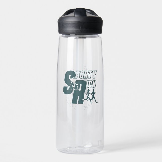 Retro Wellness Club Sporty Fashion | 25oz Water Bottle (Front)