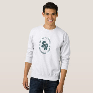 Retro Wellness Club Sporty Fashion   Men Sweatshirt