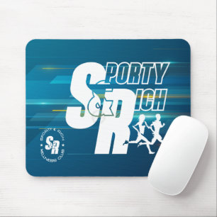 Retro Wellness Club Sporty Fashion Mouse Pad