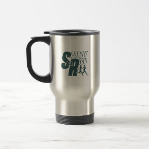 Retro Wellness Club Sporty Fashion Travel Mug