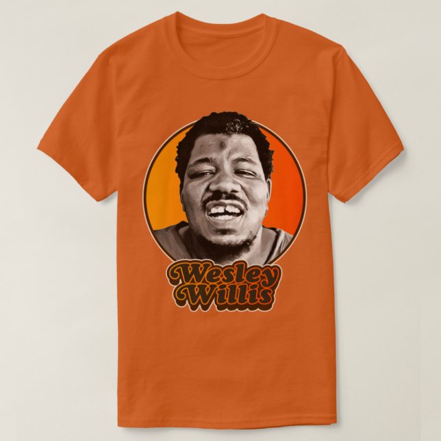 Retro Wesley Willis Tribute T-Shirt (Design Front)