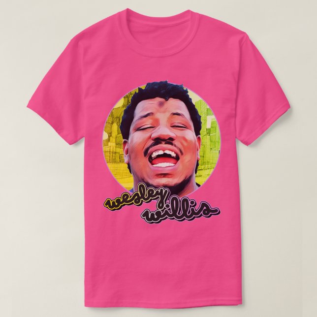 Retro Wesley Willis Visual Tribute T-Shirt (Design Front)
