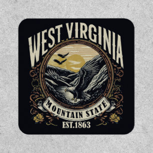 Retro West Virginia Patch