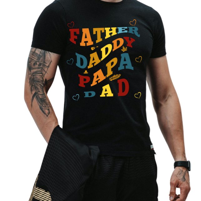 Retro Western Father, Daddy, Papa, Dad  T-Shirt (Creator Uploaded)